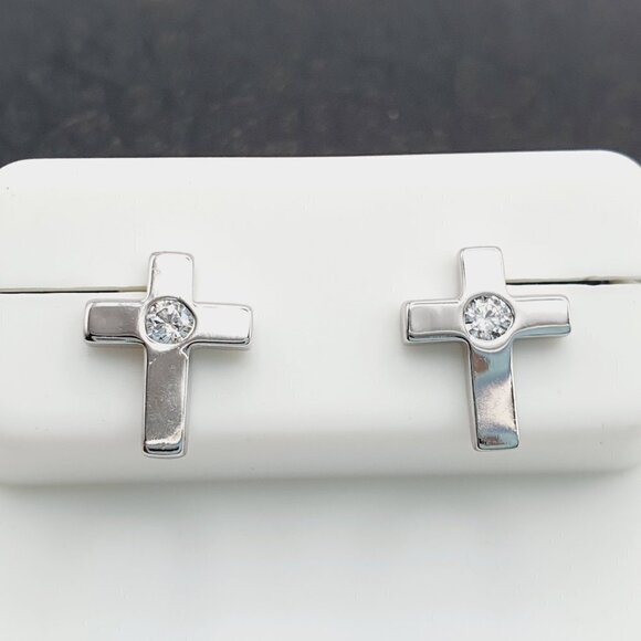 - "925 sterling silver luxury CZ earrings for women/girls, Best forRJUS2119 - Picture 1 of 11